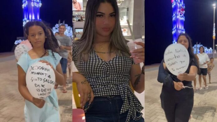 Amigos e familiares prestam homenagem a Déborah Santos um mês após tragédia na BR 174 em Caracaraí