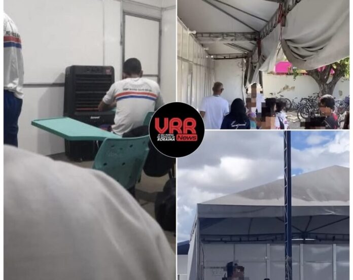 unnamed (19) Denúncia: Alunos denunciam condições precárias em salas de aula de lona na Escola Estadual Profª Wanda David Aguiar