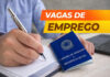 Vagas de Emprego da Semana