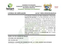 LICENÇA DE AMPLIAÇÃO